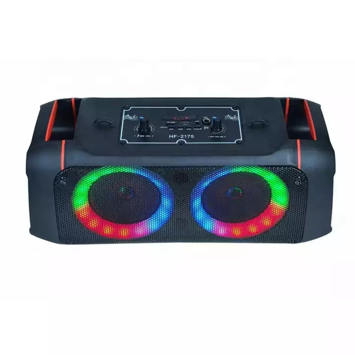 HF2175 Sound Box Boombox Portable Mini Caixa De Som 4 Inch Subwoofer Parlante Portatil,karaoke Speaker With Mic and Bluetooth