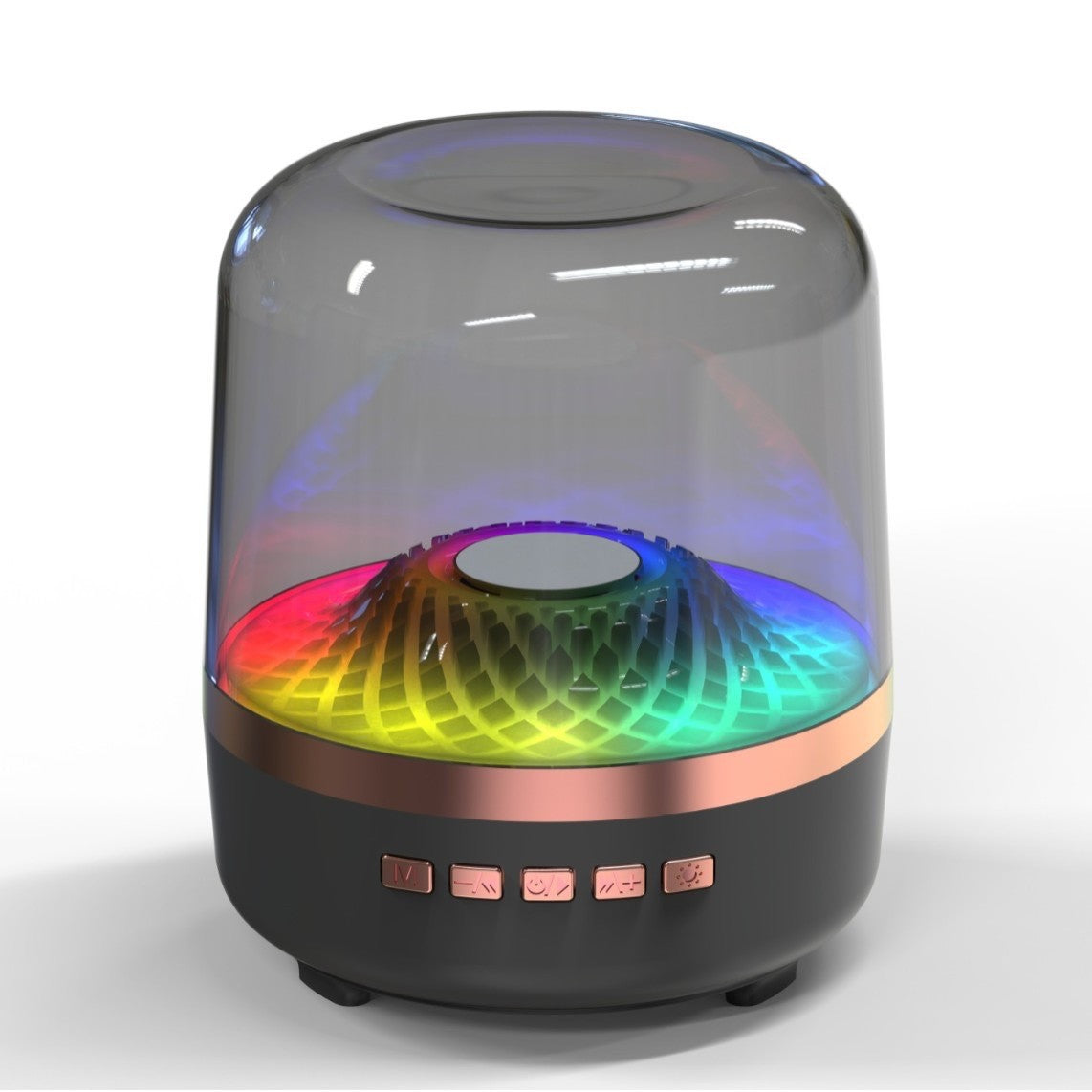 LED RGB Portable Wireless Speaker with Mic and Long Battery for Travel Party and Home Light and Long Battery Mini Speaker