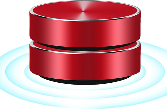 Bluetooth Mini Speaker Christmas Red Bone Conduction Portable Wireless Speaker Stereo Bass Sound Creative Portable Speakers Mini Size Music Player for Home,Outdoor,Travel