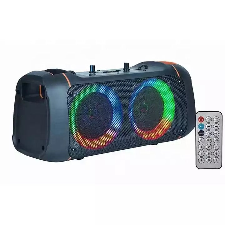 HF2175 Sound Box Boombox Portable Mini Caixa De Som 4 Inch Subwoofer Parlante Portatil,karaoke Speaker With Mic and Bluetooth