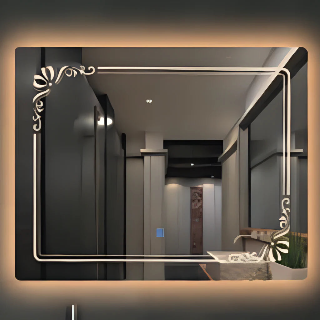 2007''LED Mirror, 70x50cm