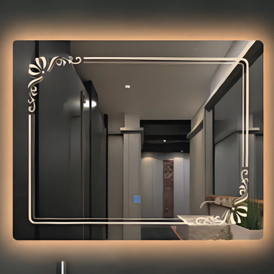 2007''LED Mirror, 70x50cm