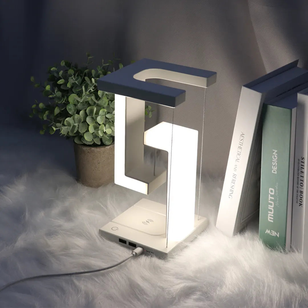 Tensegrity Wireless Charging LED Table Lamp