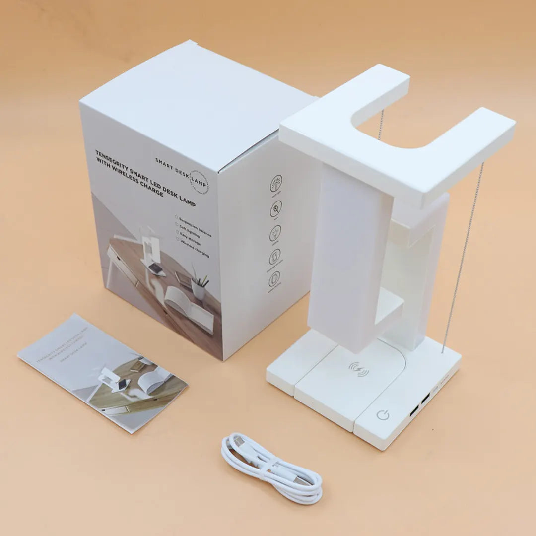 Tensegrity Wireless Charging LED Table Lamp