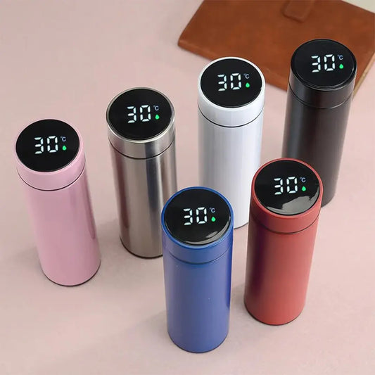 Thermos Water Bottle With Temperature Display